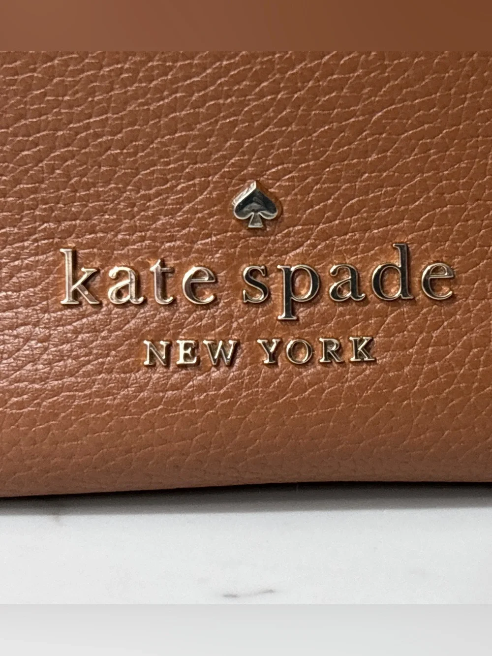 Kate Spade Lexy Large Hobo Shoulder Bag Pebbled Leather Warm Gingerbread Brown